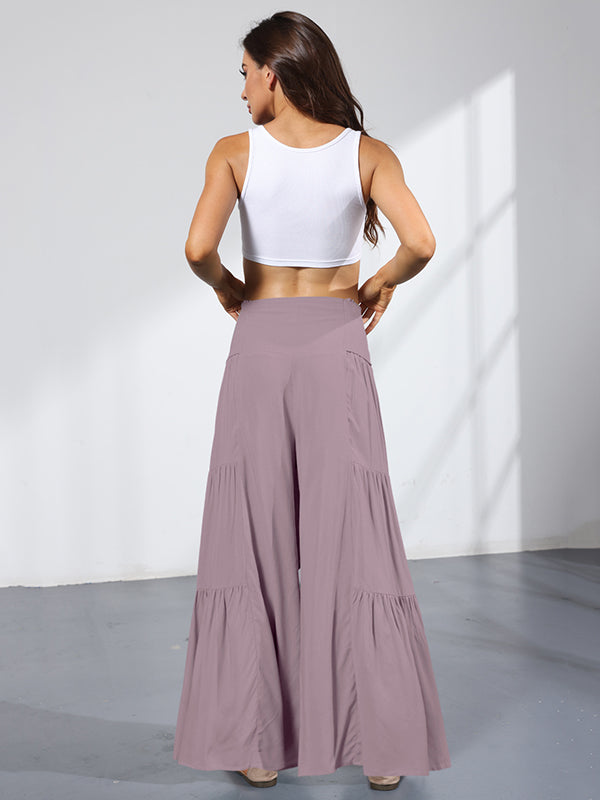 Wide-Leg High-Waist Pants