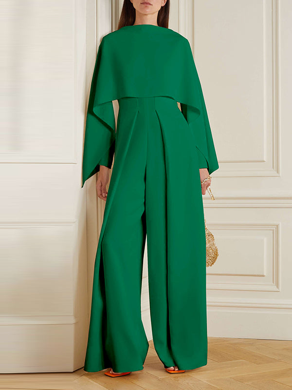 Zip Long-Sleeve Jumpsuit
