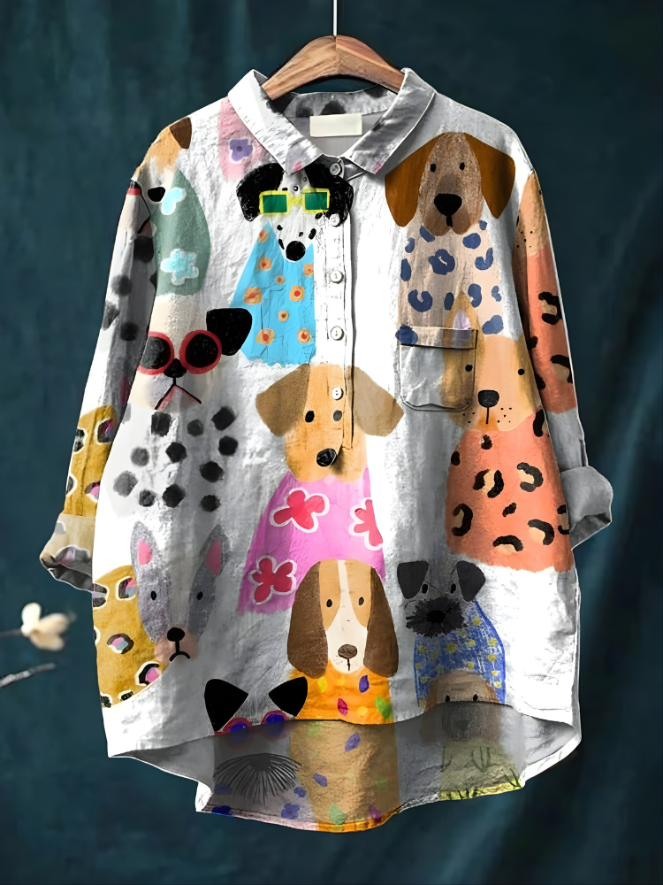 Tresha | Playful Print Blouse
