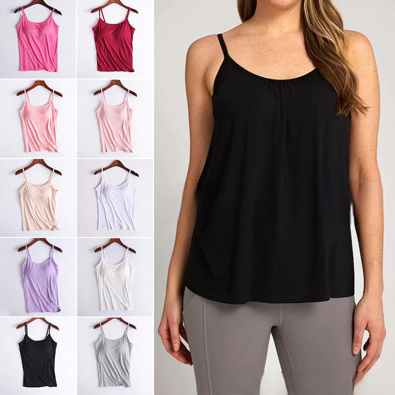 Daisy | Built-In Bra Tank Top