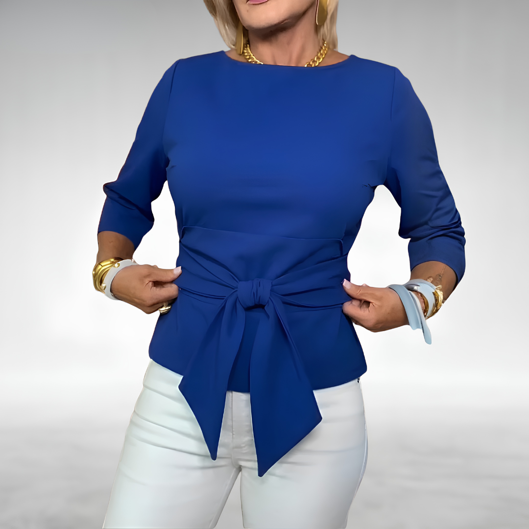 Avril | Tie-Waist Blouse