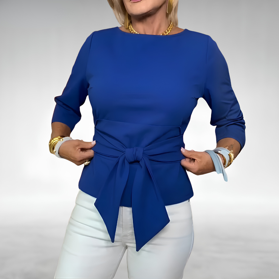 Avril | Tie-Waist Blouse