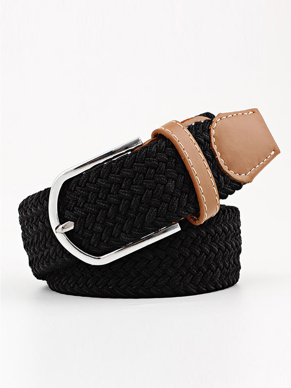 Woven Contrast Belt