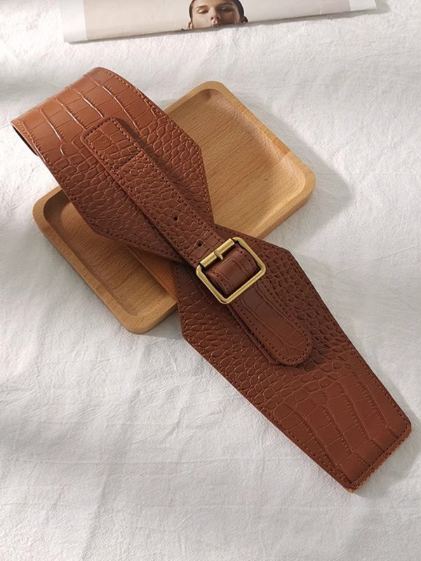 Buckle Geometric Belt