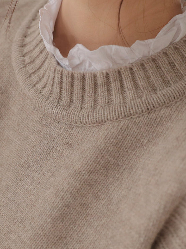 Round-Neck Button-Detail Sleeveless Relaxed Vest
