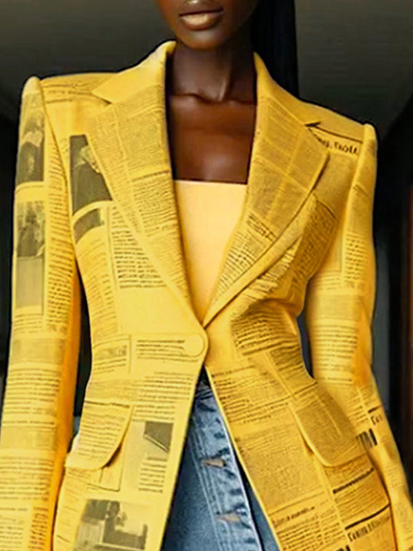 Long-Sleeve Blazer