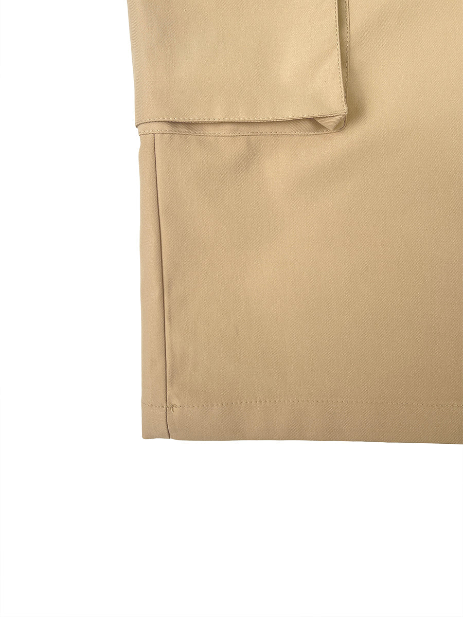 Wide-Leg High-Waist Cropped Pleated Pants