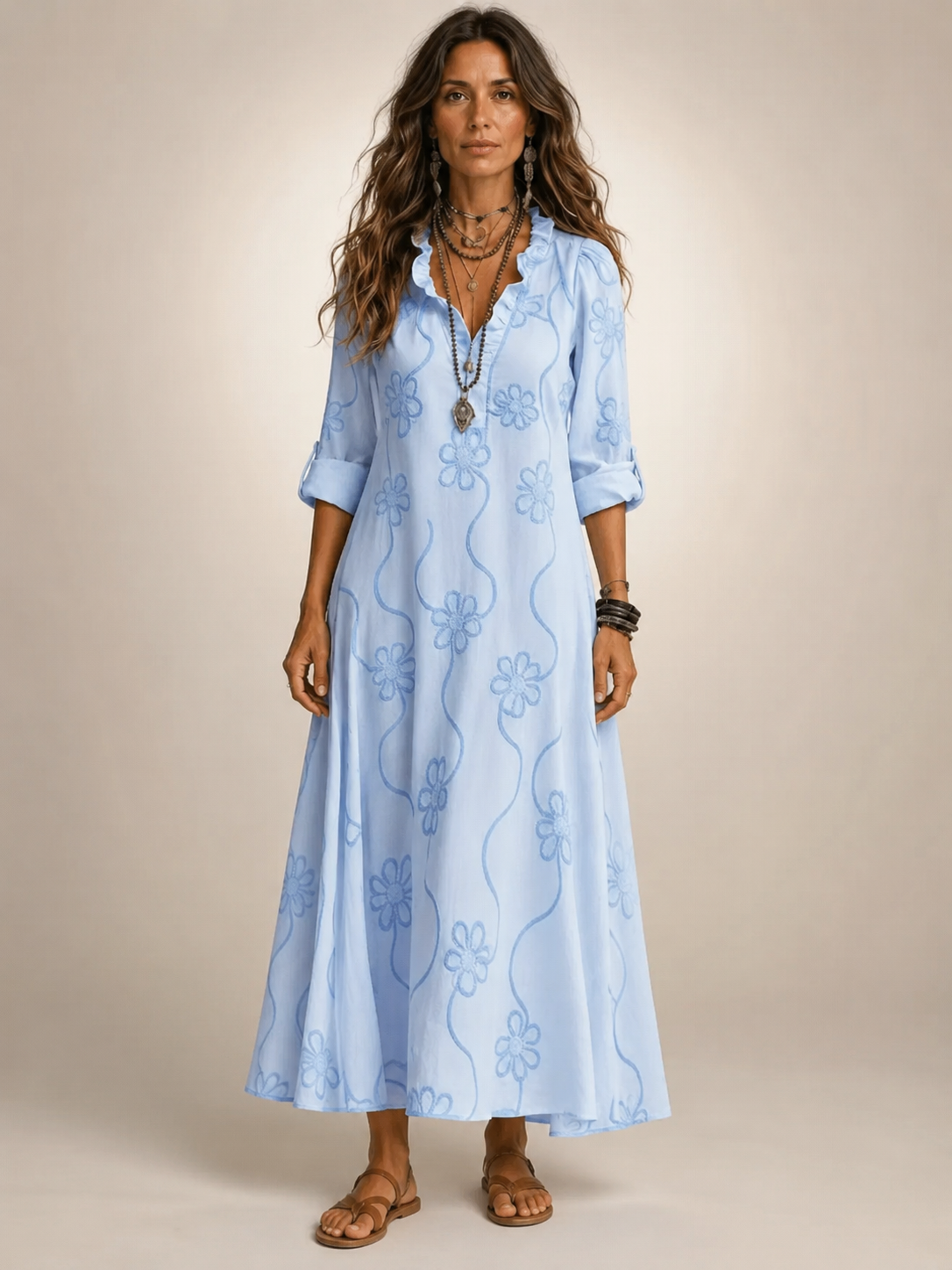 Cordelia | Floral Flow Maxi Dress