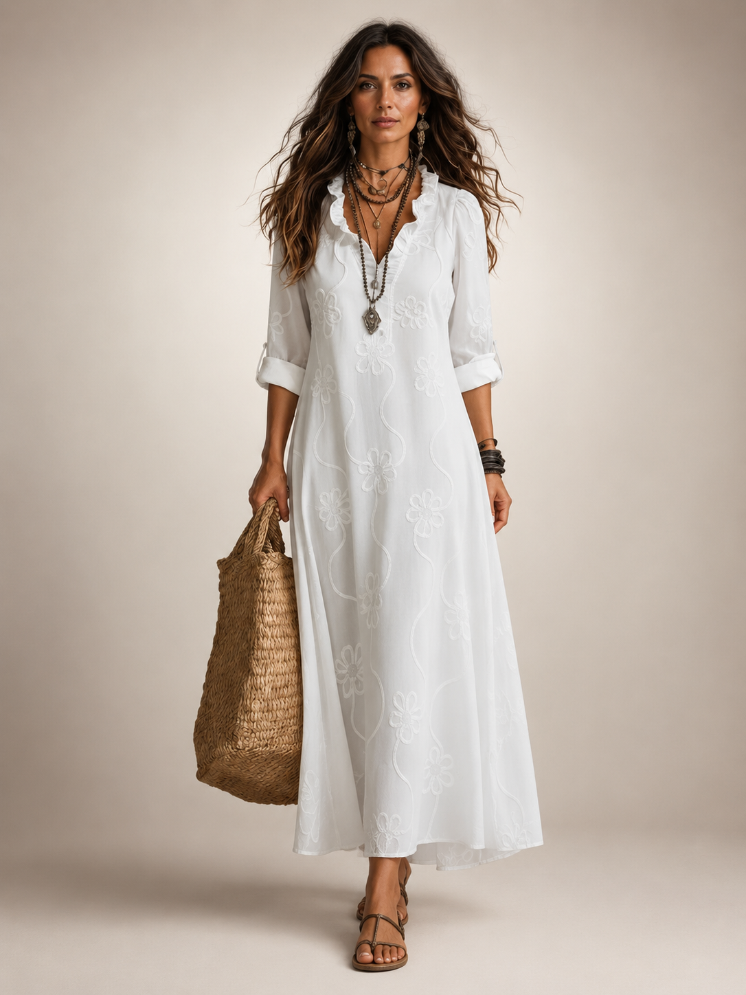 Cordelia | Floral Flow Maxi Dress