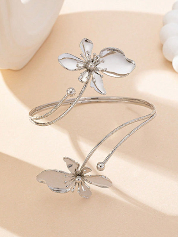 Adjustable Floral Cut-Out Armlet