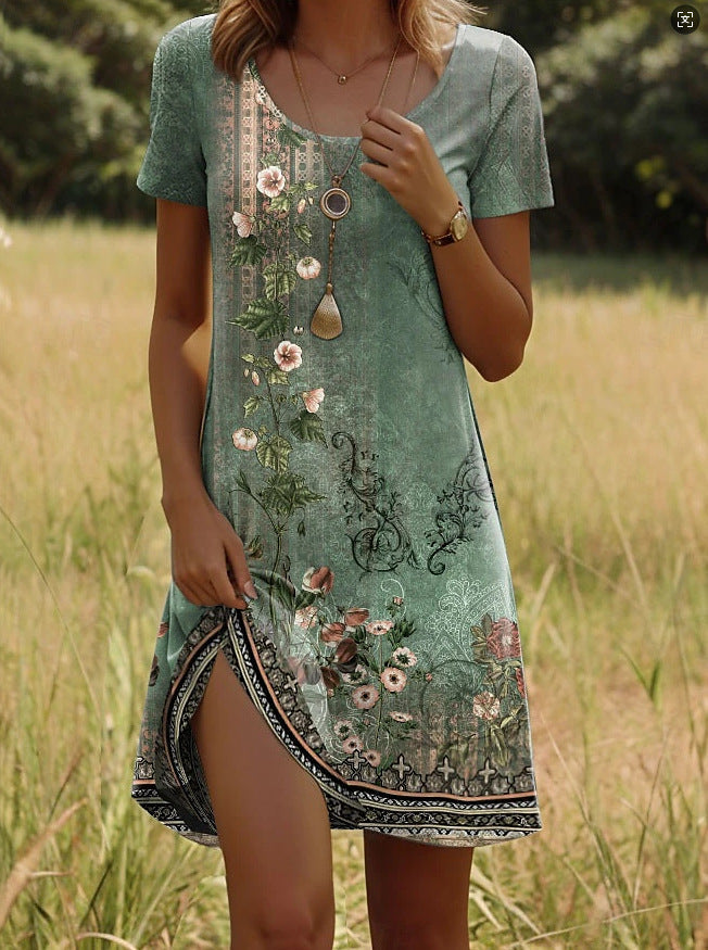 Reese | Trendy Ethnic Printed Summer Dress