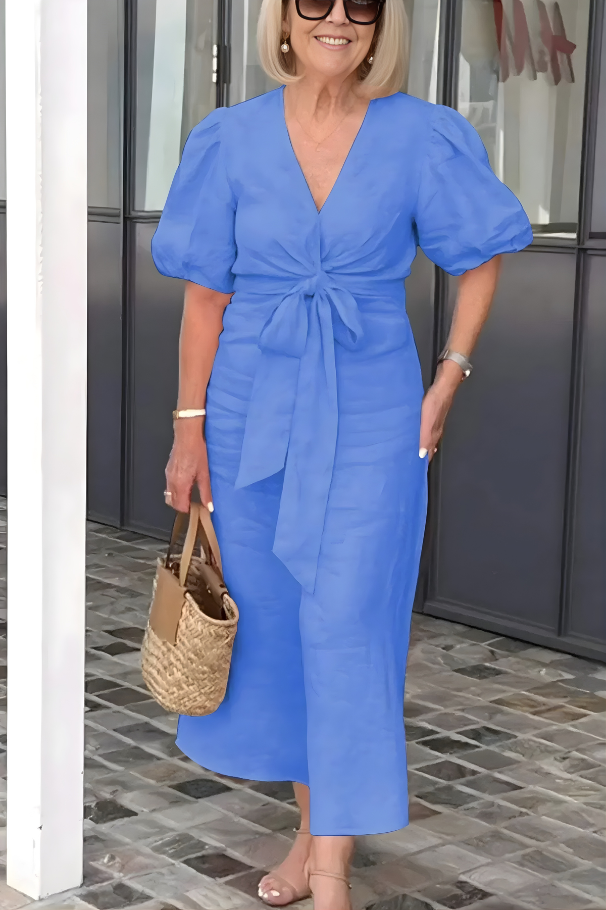 Siena | V-Neck Sleeve Dress