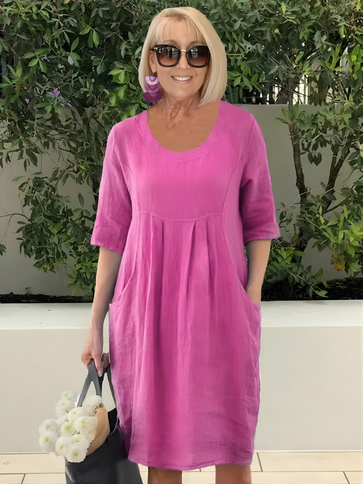 Elicia | Relaxed Fit Dress with Pockets