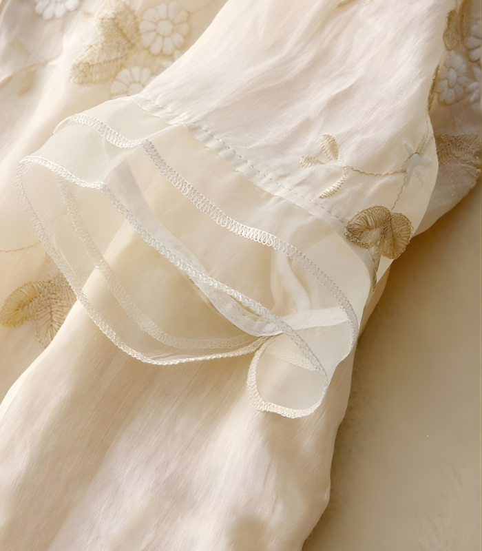 Clarice | Embroidered Cotton Blouse