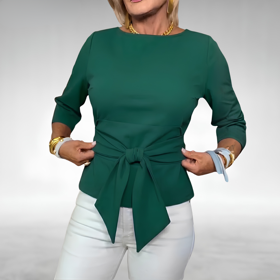 Avril | Tie-Waist Blouse
