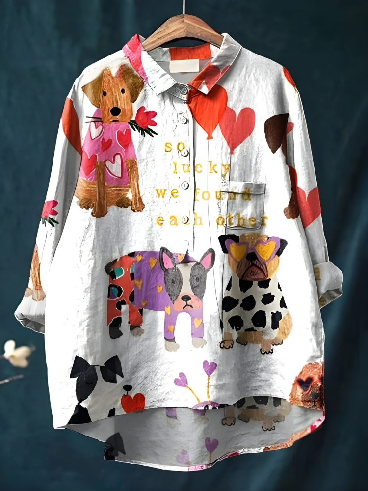 Tresha | Playful Print Blouse