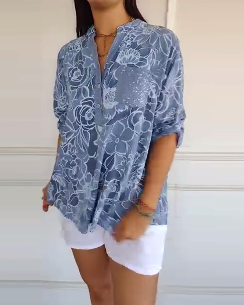Holly | Floral Print Blouse