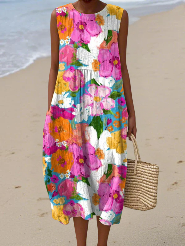 Eden | Floral Midi Dress