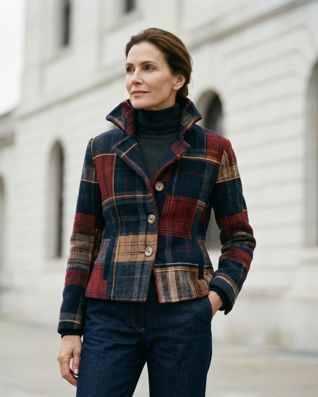 Ruby | Plaid Jacket