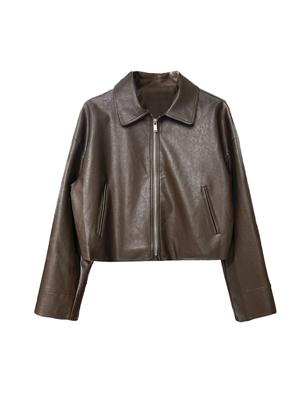 Zip Long-Sleeve Relaxed Jacket