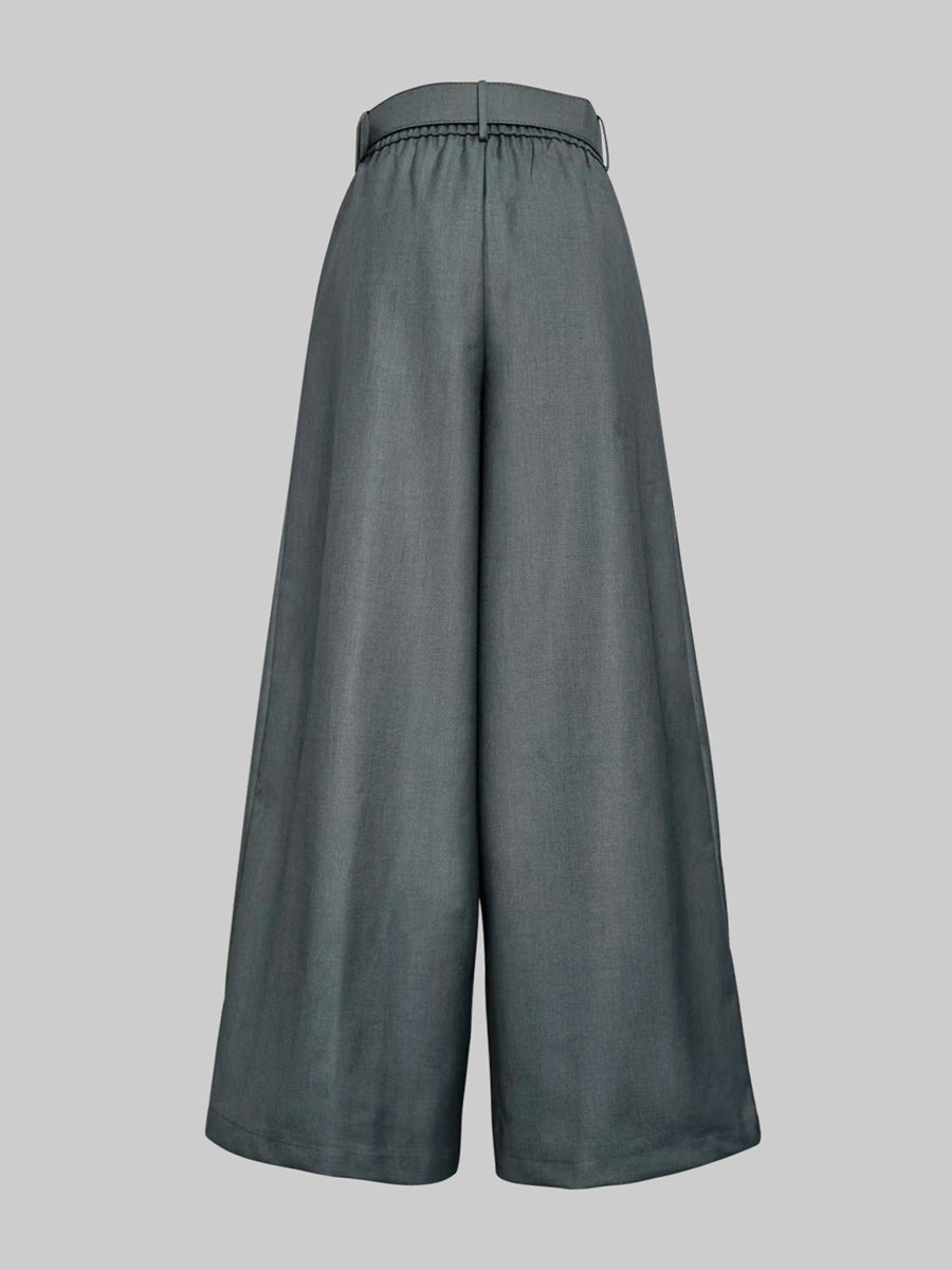 Wide-Leg Relaxed Pants
