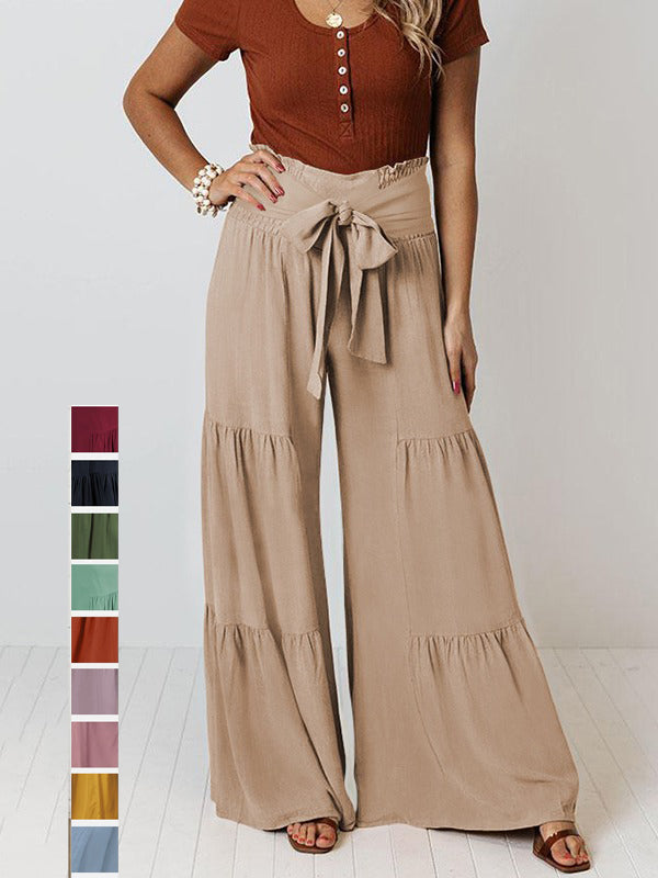 Wide-Leg High-Waist Pants