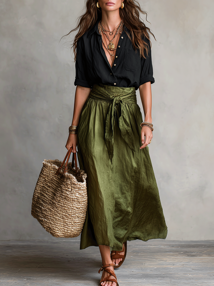 Calista | Boho Skirt Set