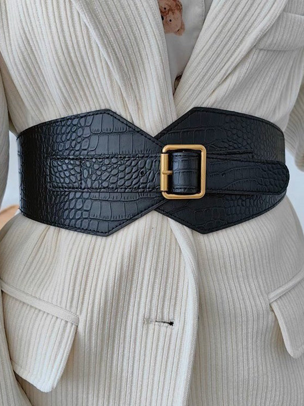 Buckle Geometric Belt