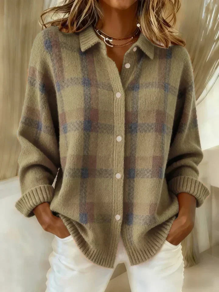Salome | Cloud-Soft Plaid Button-Up