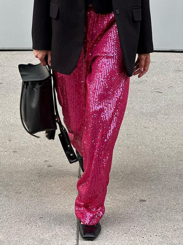 Elastic Relaxed Pants
