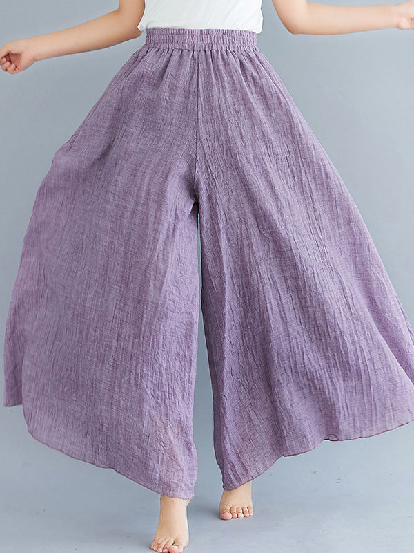 Wide-Leg Relaxed Pants