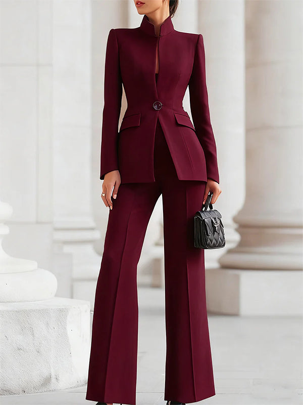 Wide-Leg High-Waist Pants