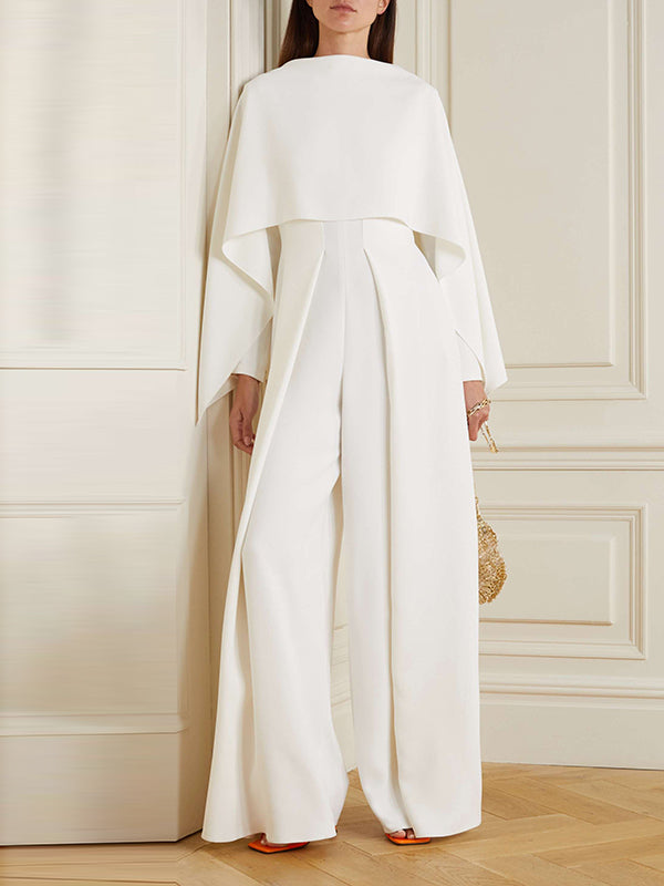 Zip Long-Sleeve Jumpsuit
