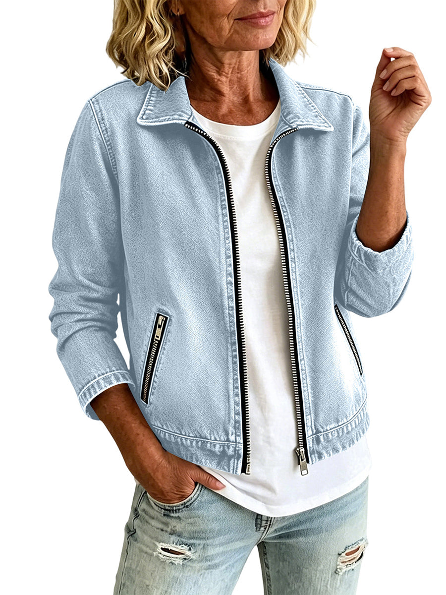 Zip Pocket Long-Sleeve Jacket