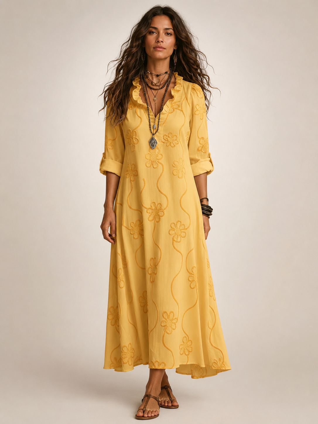 Cordelia | Floral Flow Maxi Dress