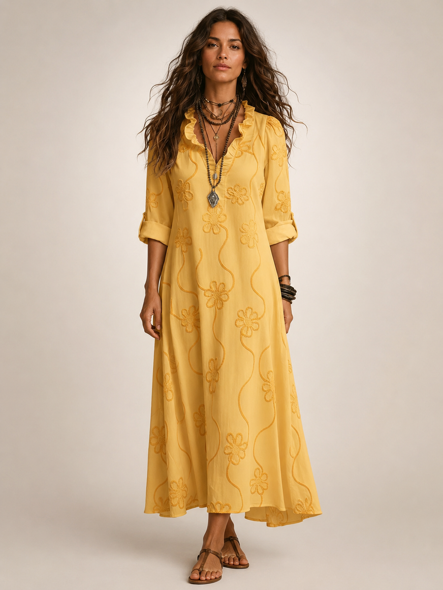 Cordelia | Floral Flow Maxi Dress
