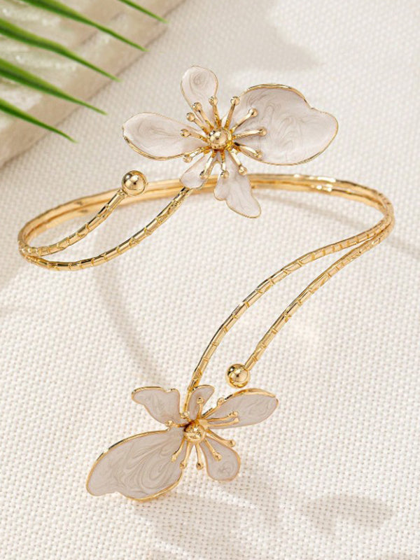 Adjustable Floral Cut-Out Armlet