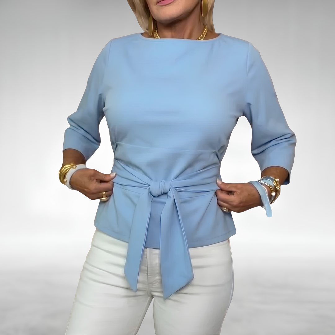 Avril | Tie-Waist Blouse