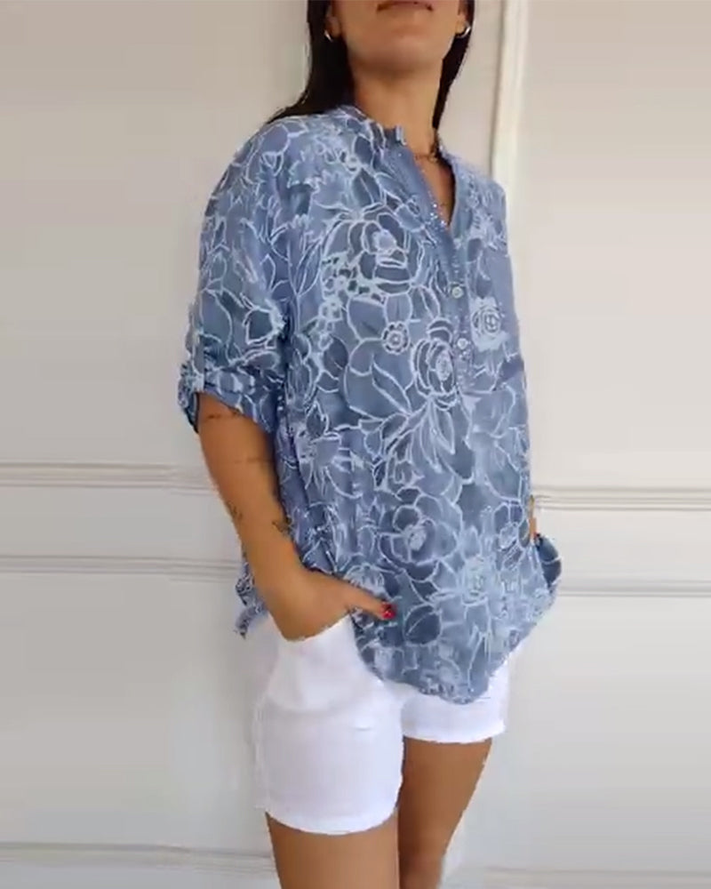 Holly | Floral Print Blouse