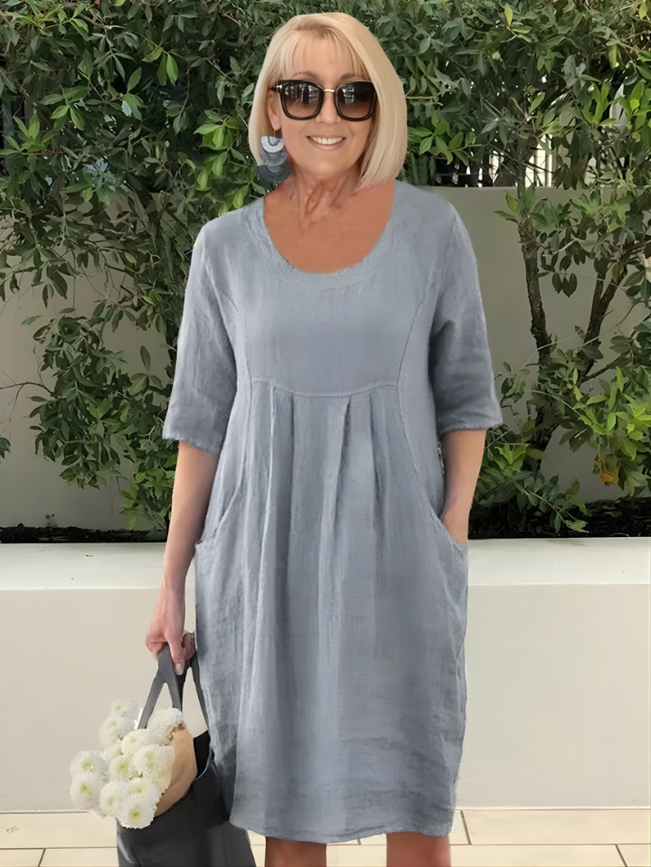 Elicia | Relaxed Fit Dress with Pockets