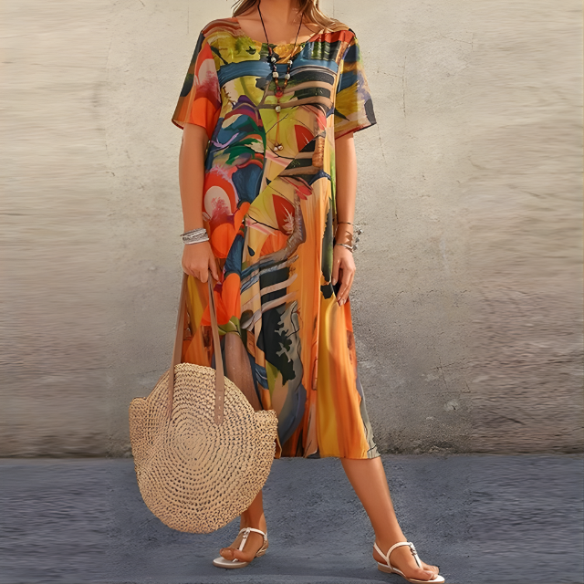 Heather | Floral Dress
