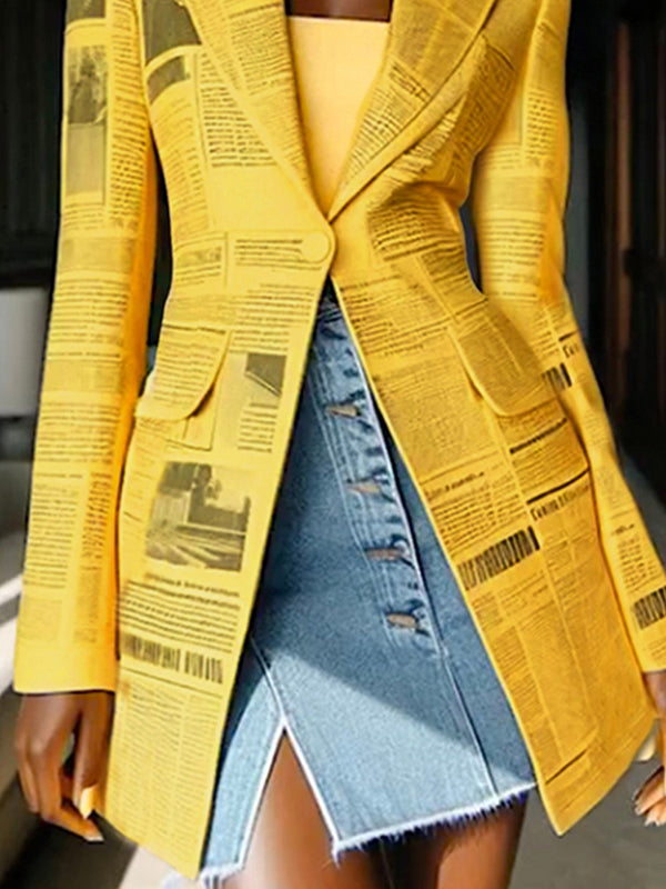 Long-Sleeve Blazer