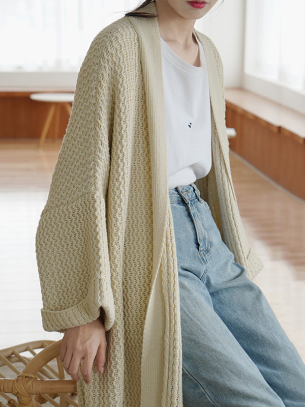Knit Oversized Relaxed Cardigan