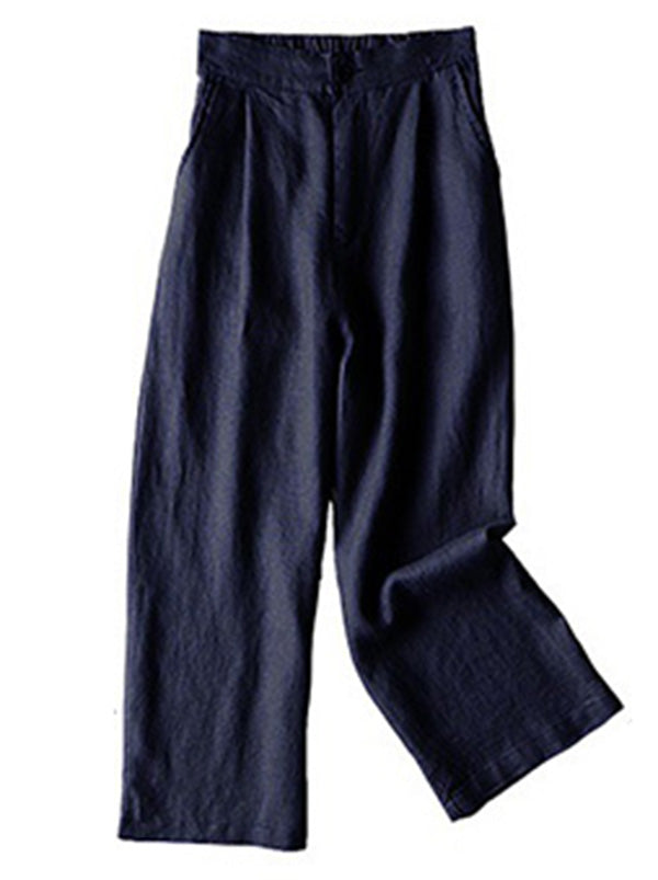 Wide-Leg Plus Size Relaxed Pants