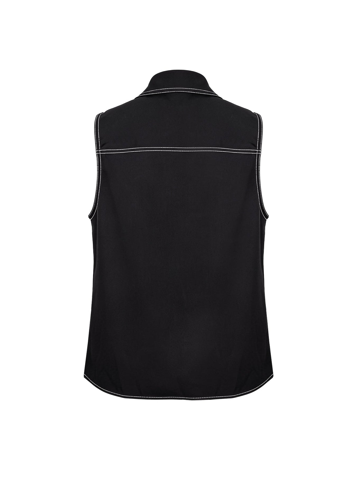 Sleeveless Relaxed Vest