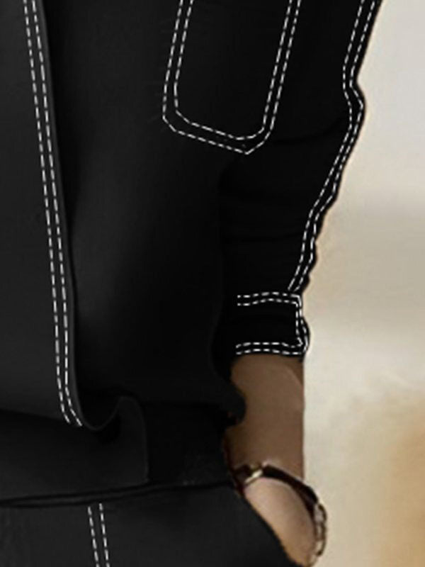V-Neck Long-Sleeve Relaxed Cardigan