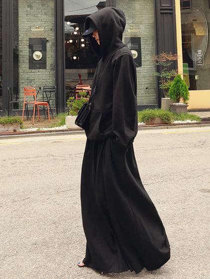 Wide-Leg Elastic Relaxed Pants