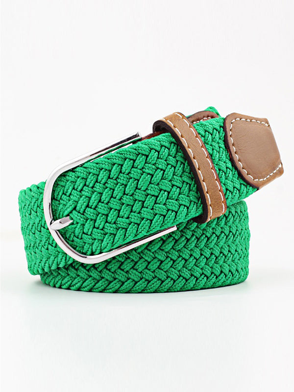 Woven Contrast Belt
