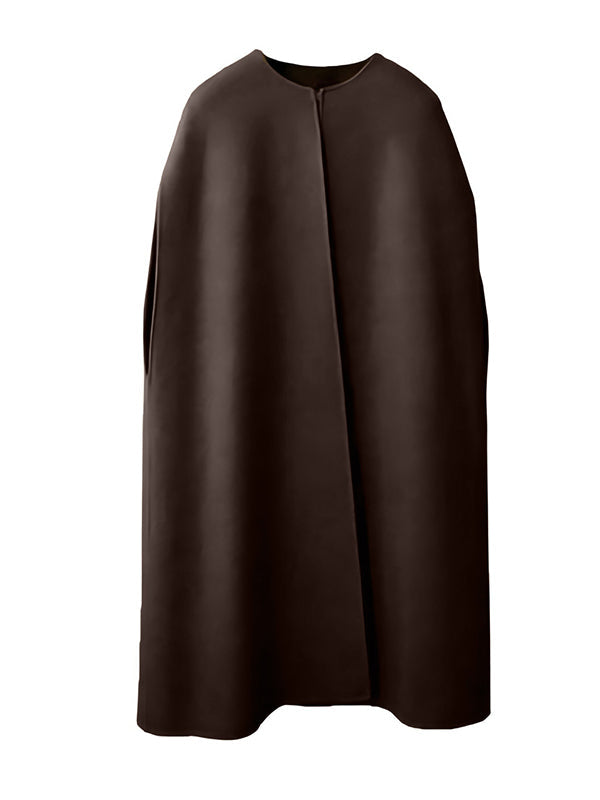 Round-Neck Sleeveless Jacket