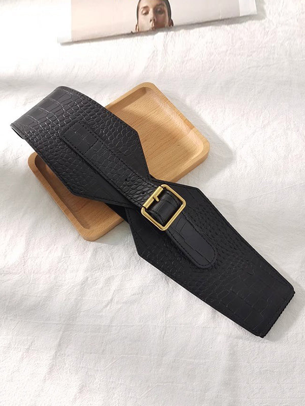 Buckle Geometric Belt